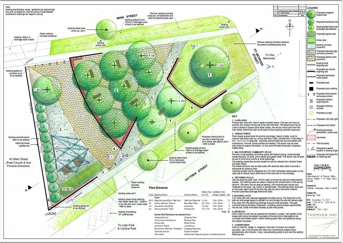 Thomson Hay Landscape Architects - Stawell Main Street Urban Space