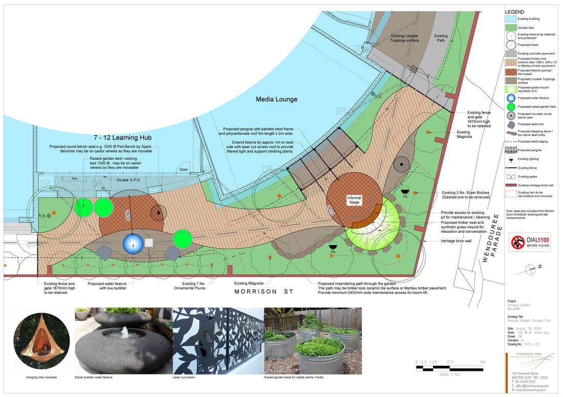 Thomson Hay Landscape Architects - Loreto Sensory Garden