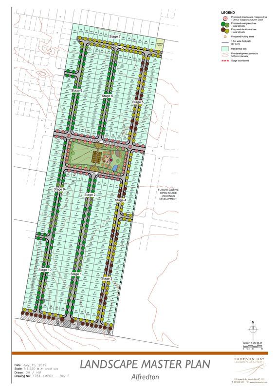 Thomson Hay Landscape Architects - Alfredton Grove Estate