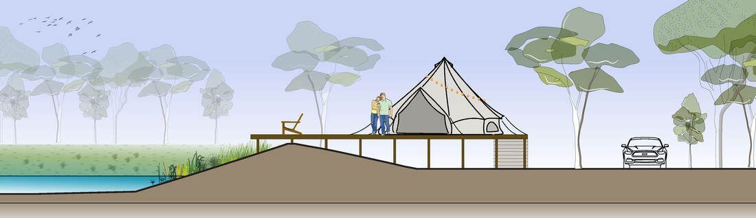 Thomson Hay Landscape Architects - Dharnya Centre Masterplan ​- Barmah National Park