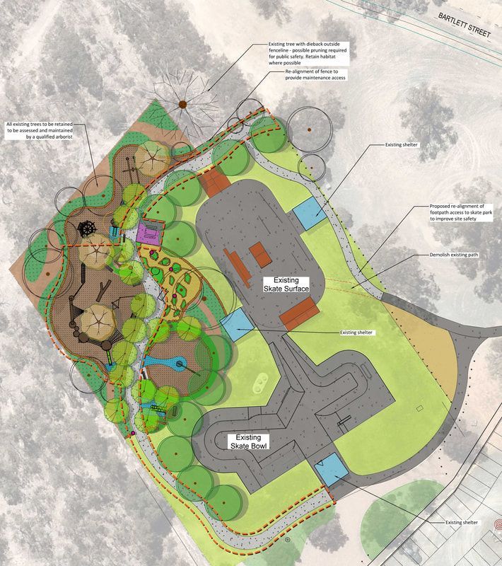 Thomson Hay Landscape Architects - Moama Soundshell Nature Playground