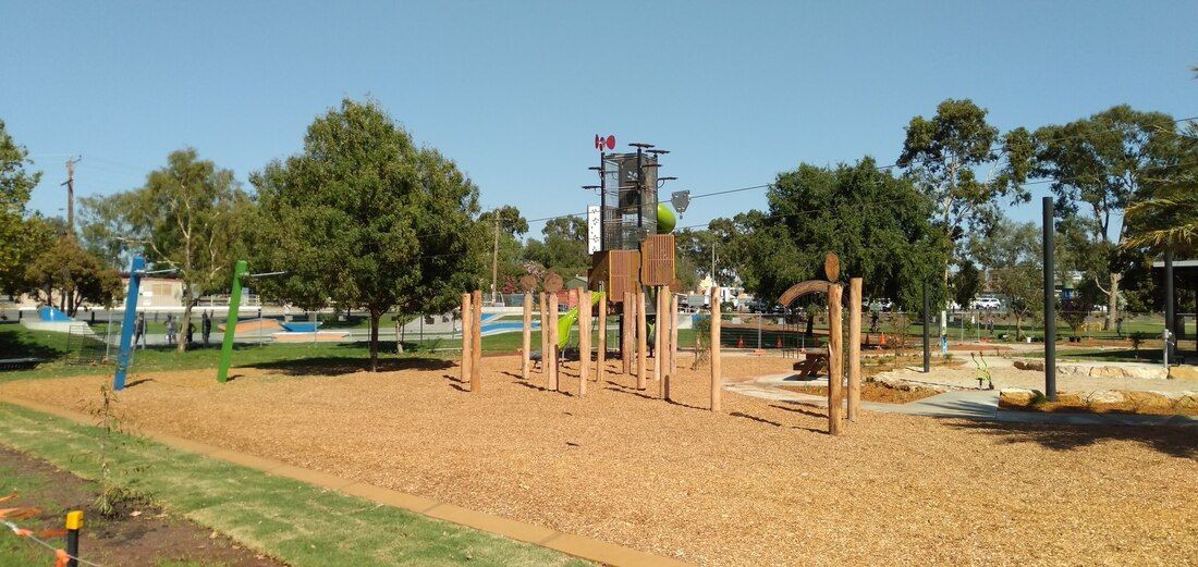 Thomson Hay Landscape Architecture Project - Swan Hill Riverside Adventure Playground
