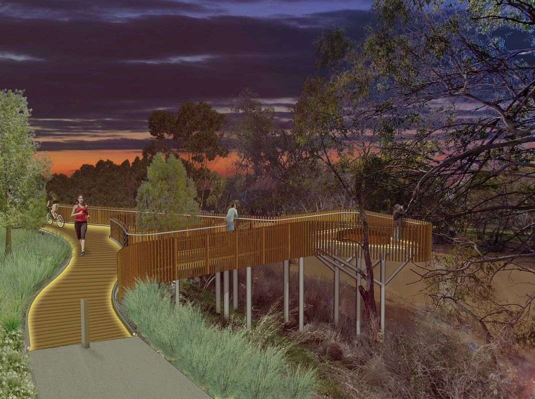 Thomson Hay Landscape Architects - Monash Drive Boardwalk & Viewing Platform Project