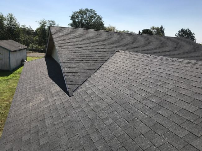 Roofing — Roof with Trees on Side in Long Beach, RI