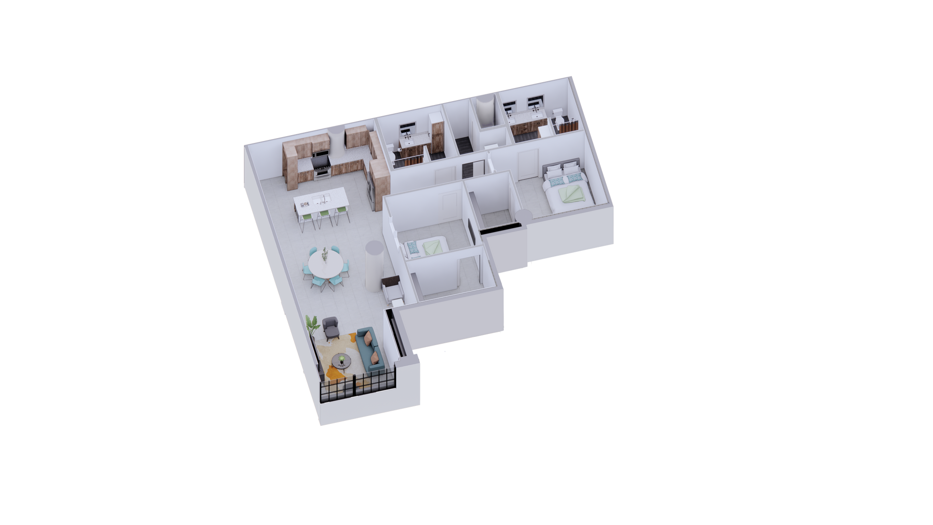 The Deluxe floorplan