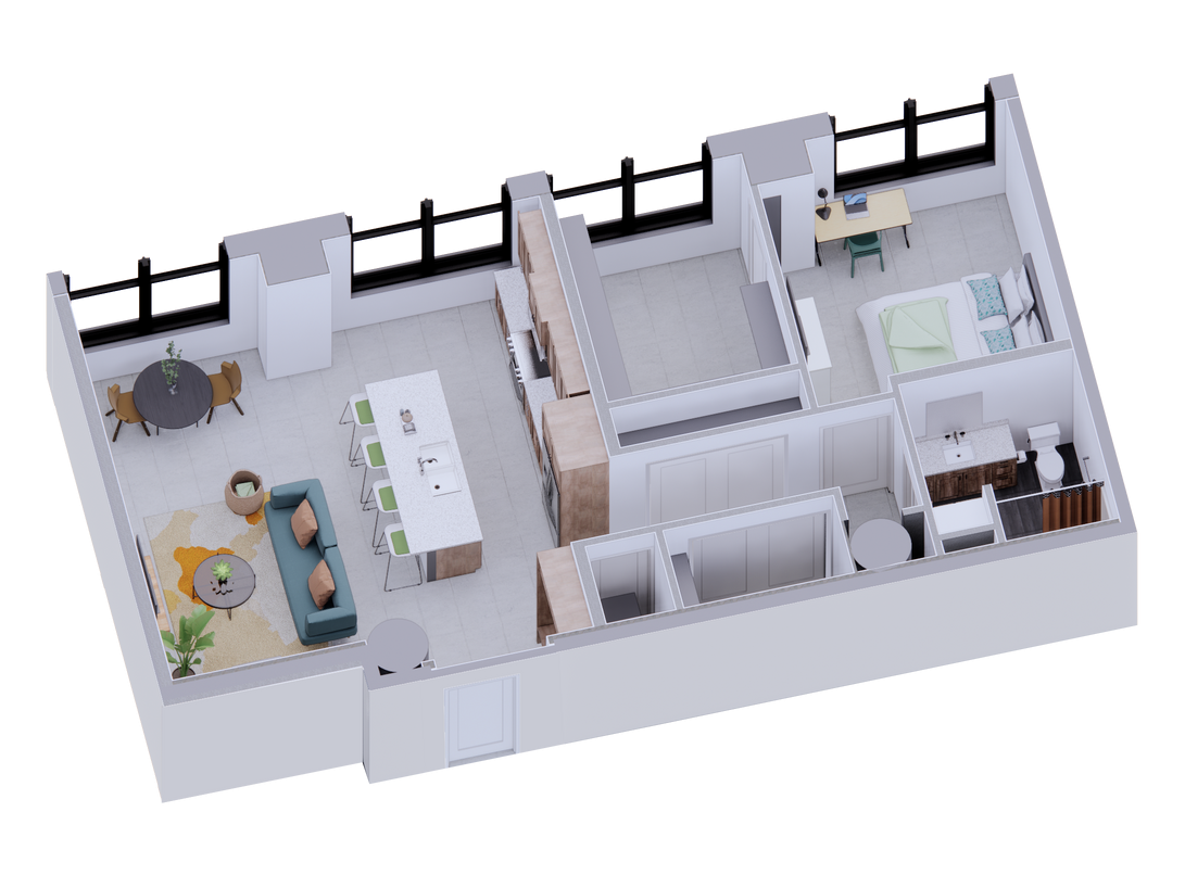 The Mustang floorplan