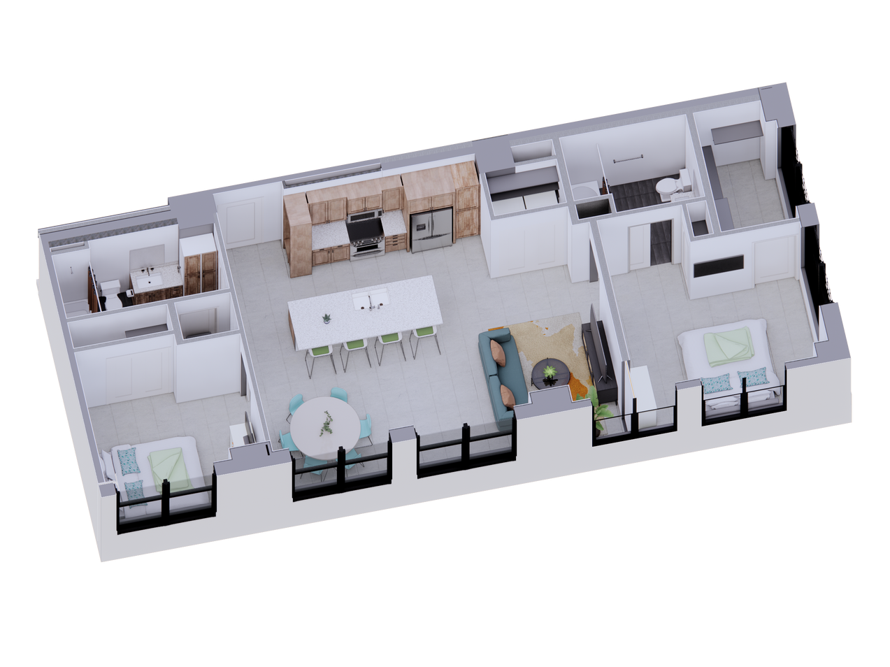 The Explorer floorplan