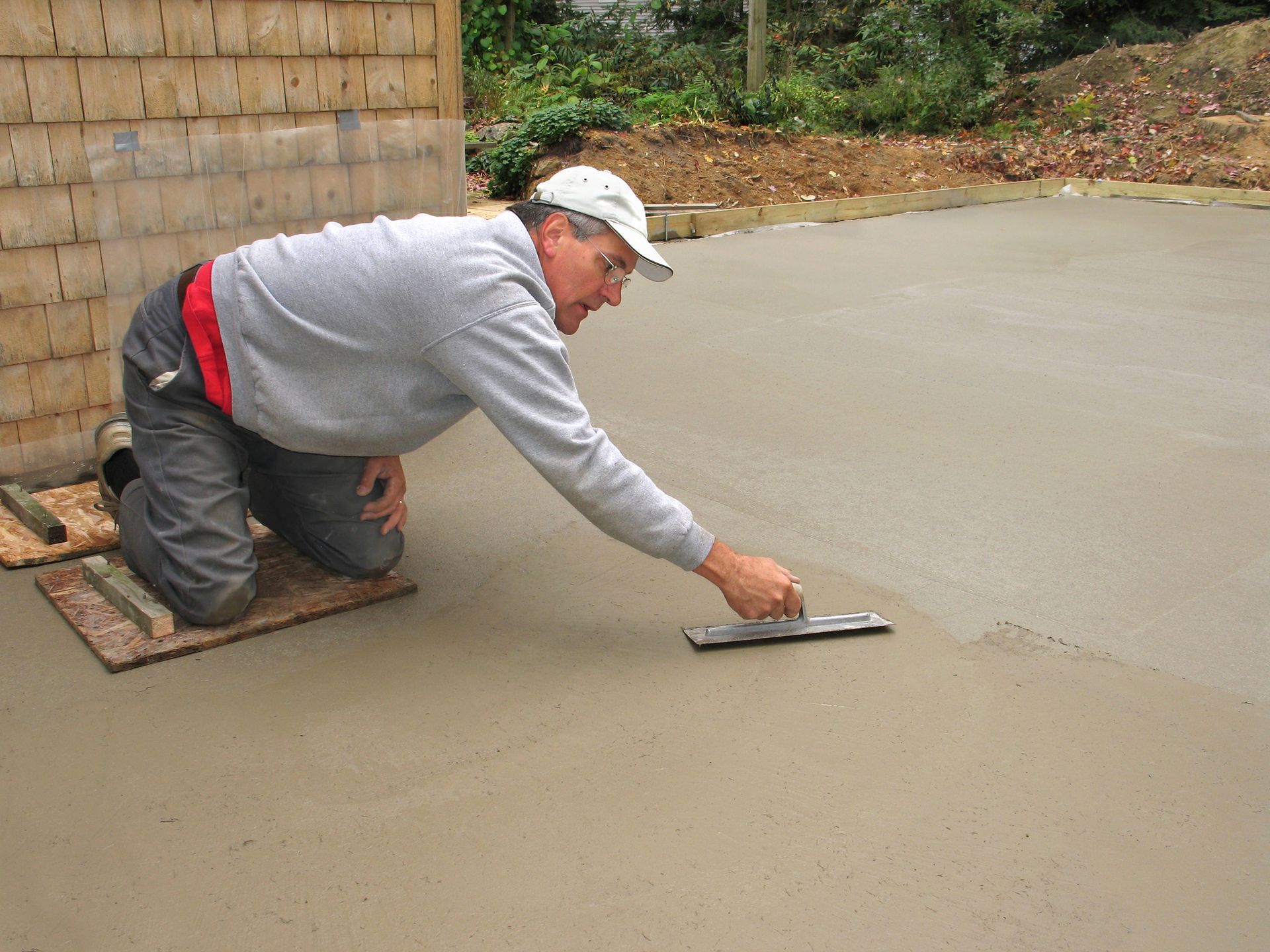 Trowel Finishing Concrete