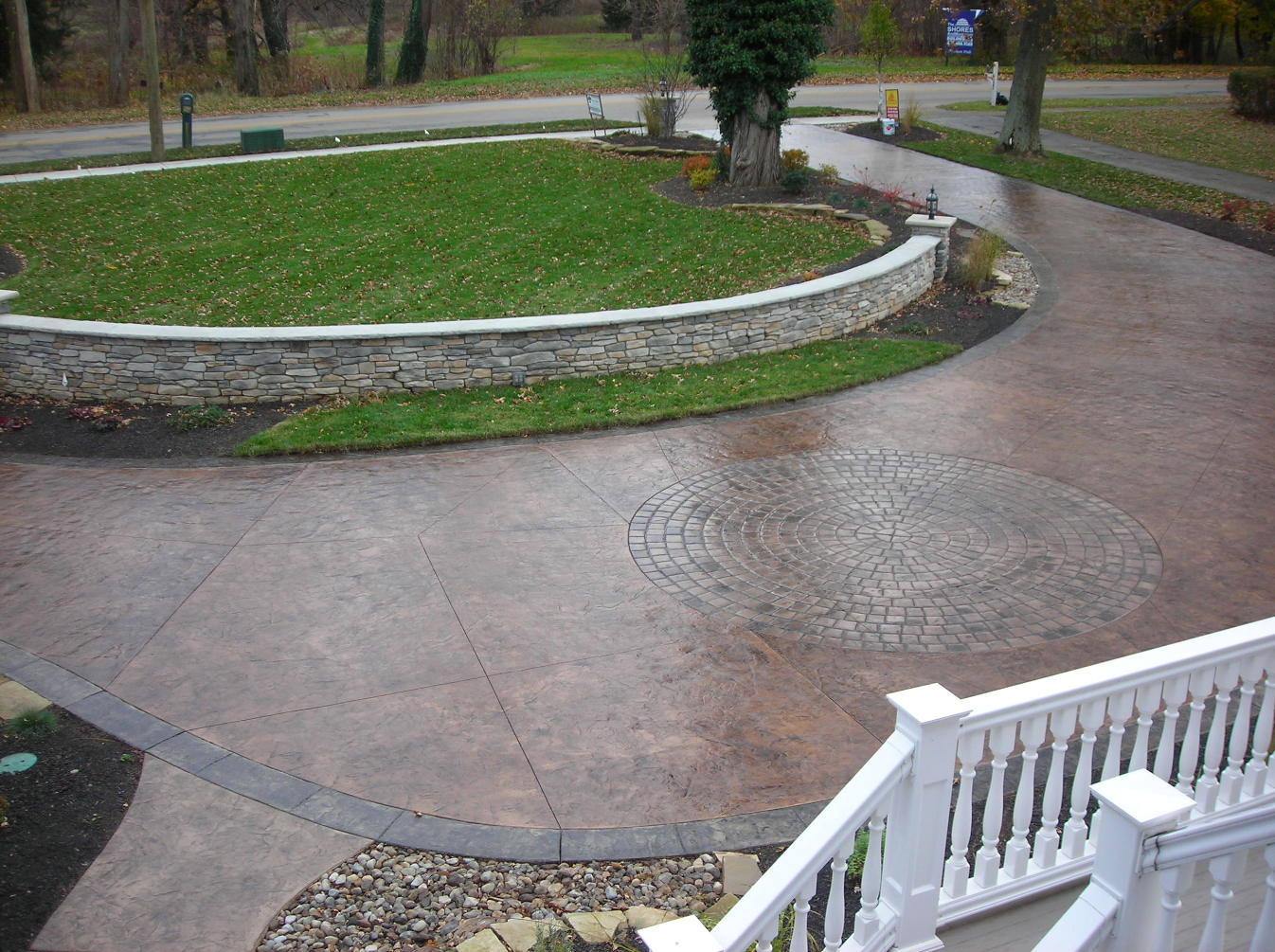 Stamped Concrete Driveway