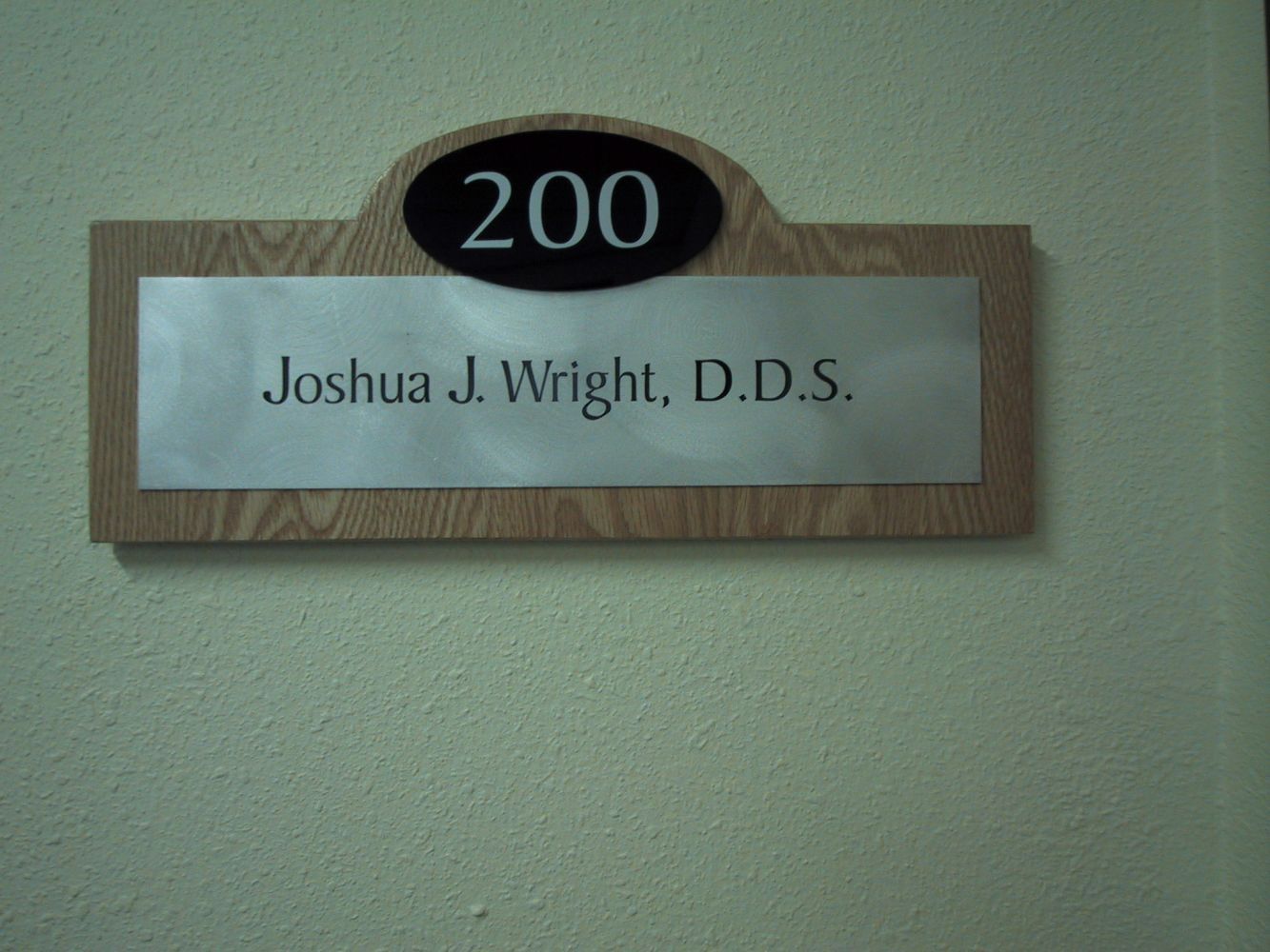 Joshua J. Wright, D.D.S. board