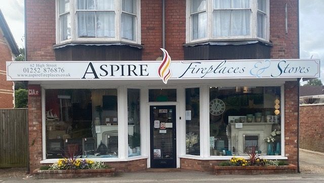 Aspire Fireplaces shop in Sandhurst