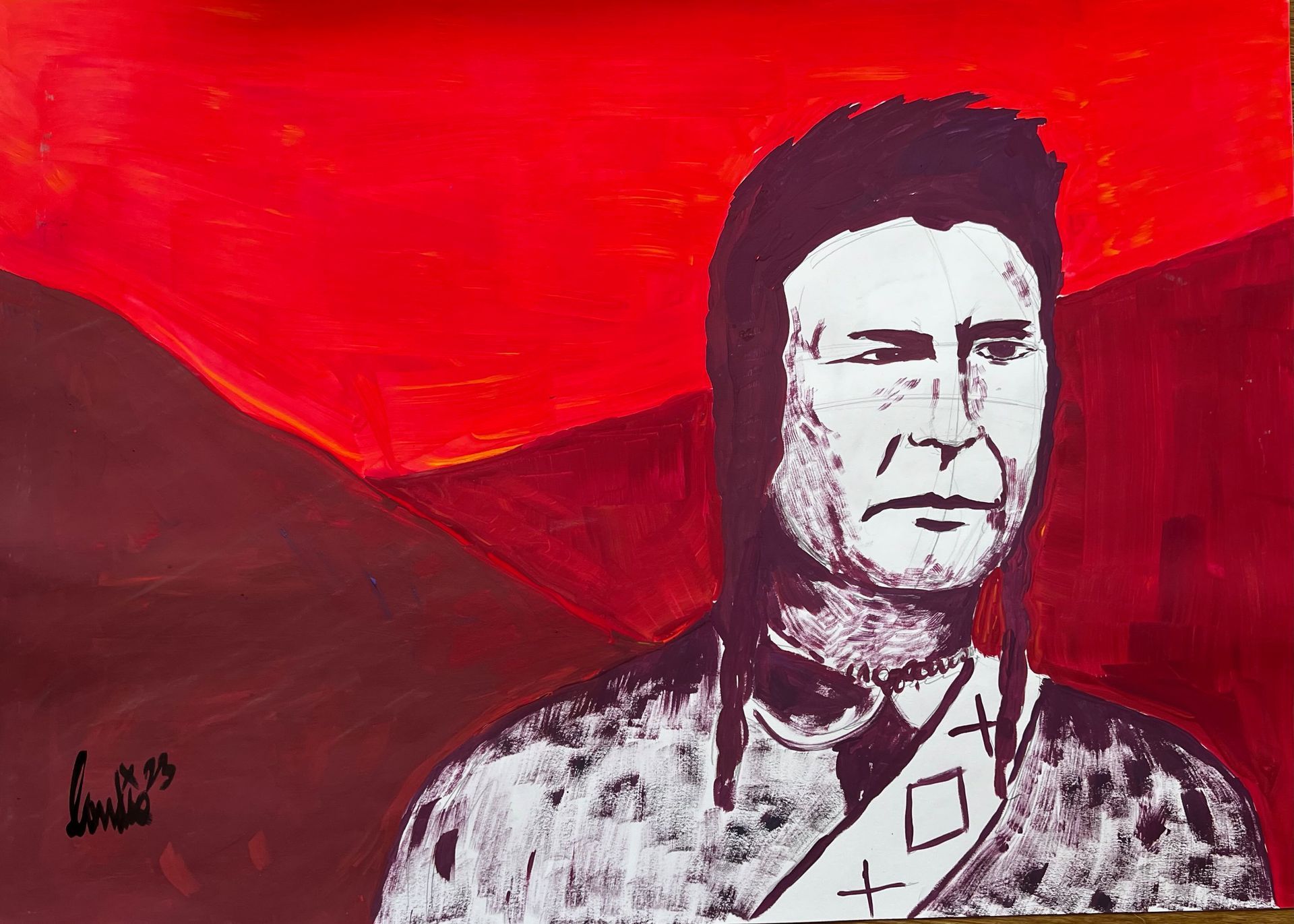 painting by landis white