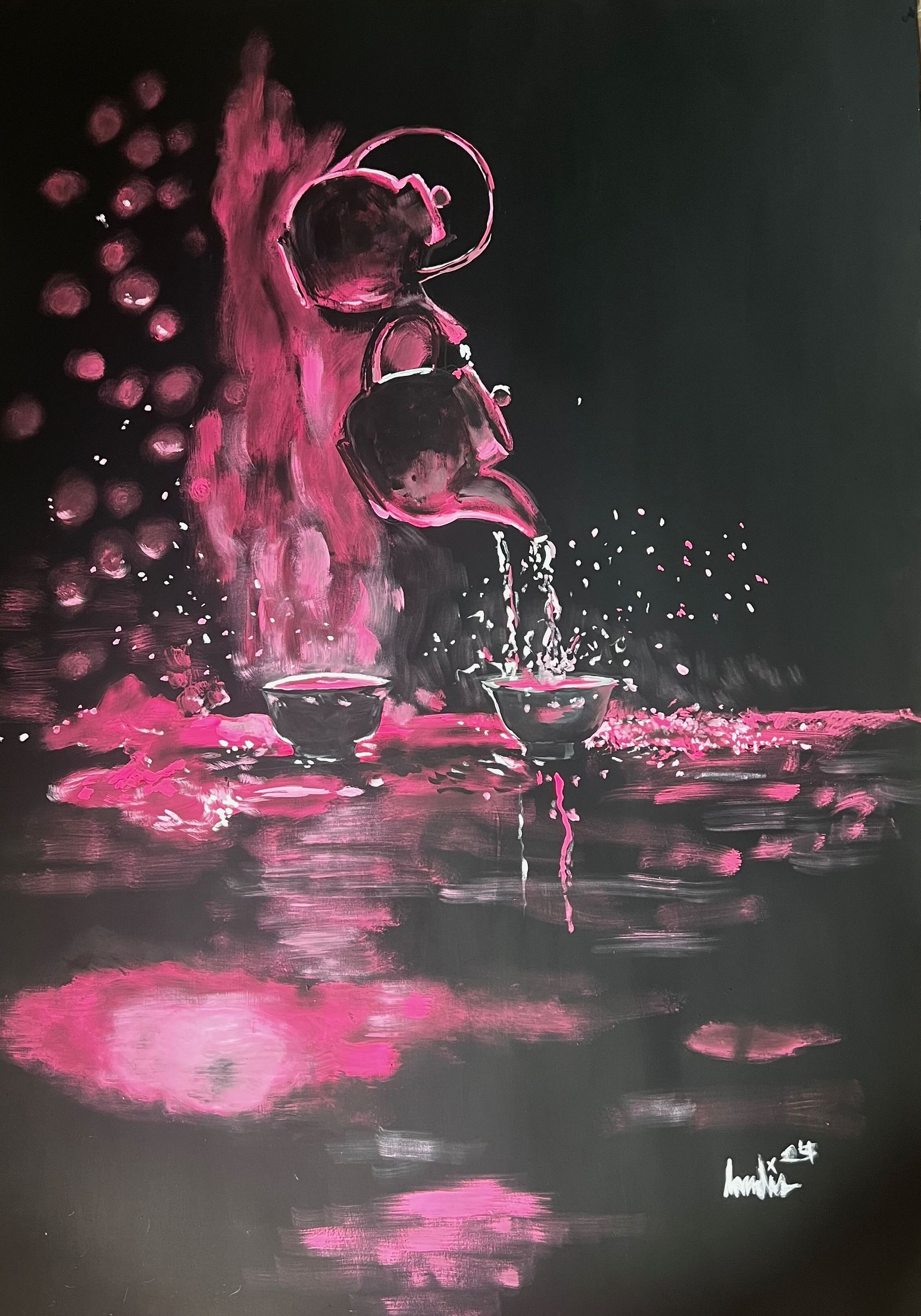 painting by landis white