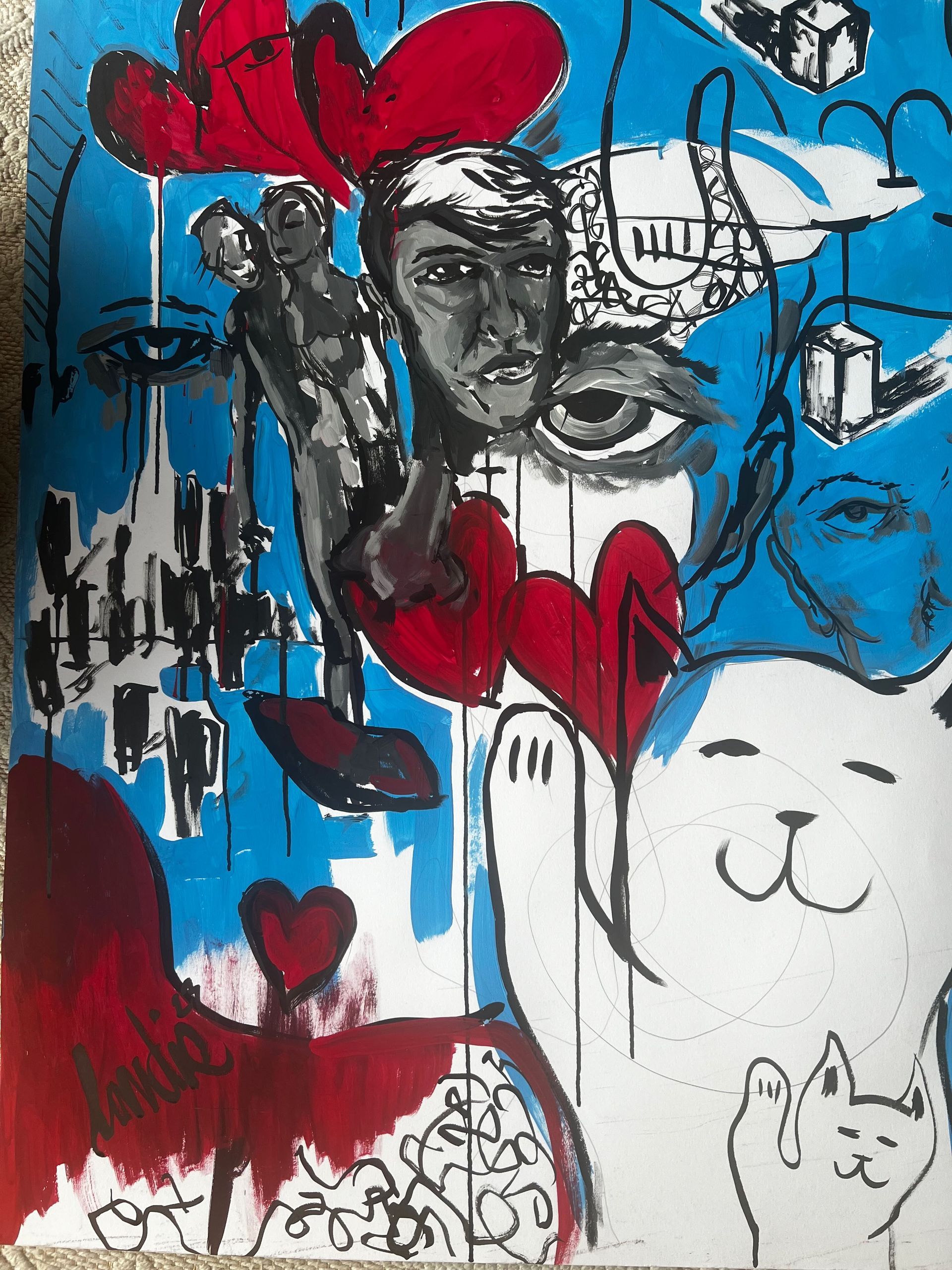 painting by landis white