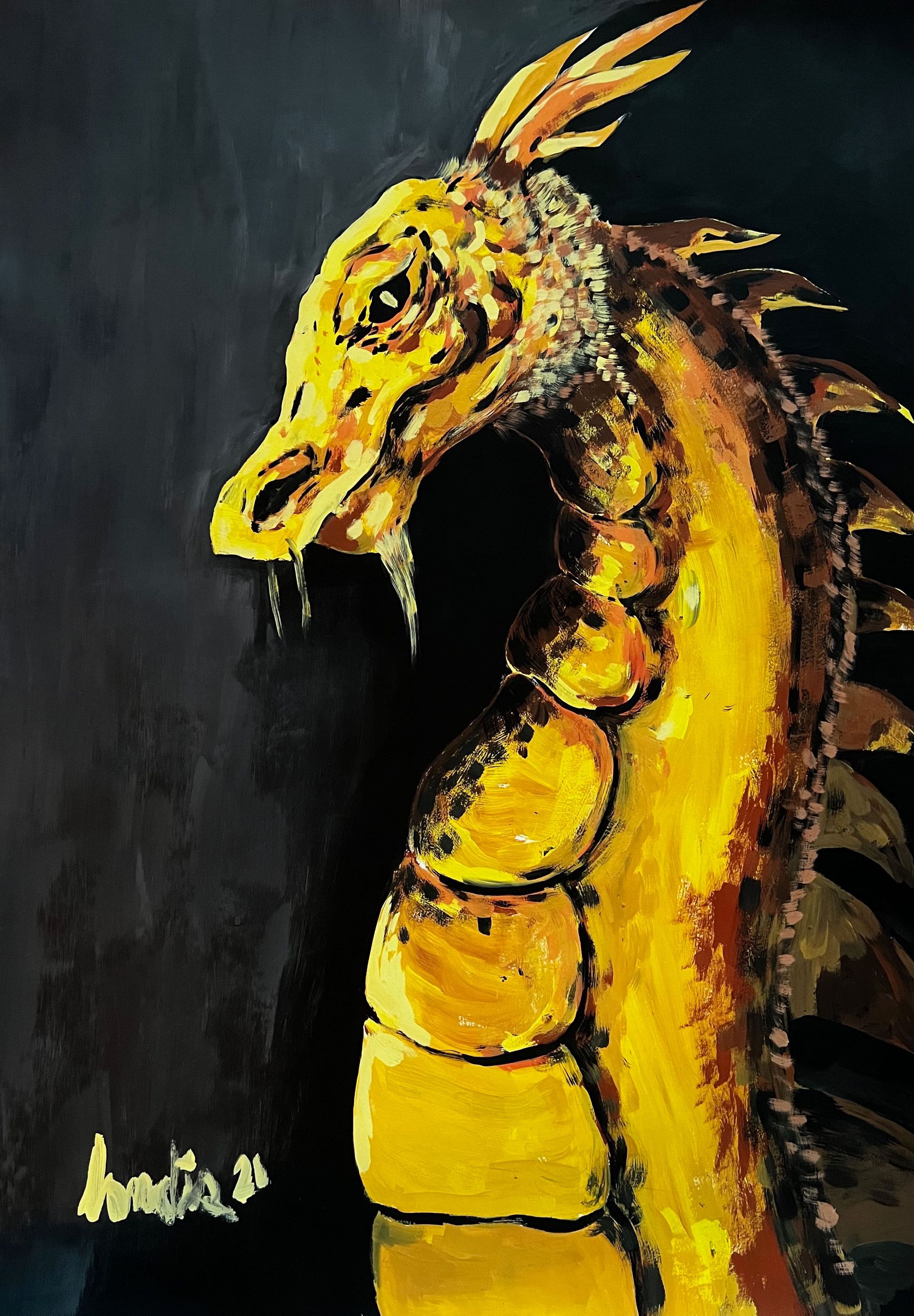 painting by landis white