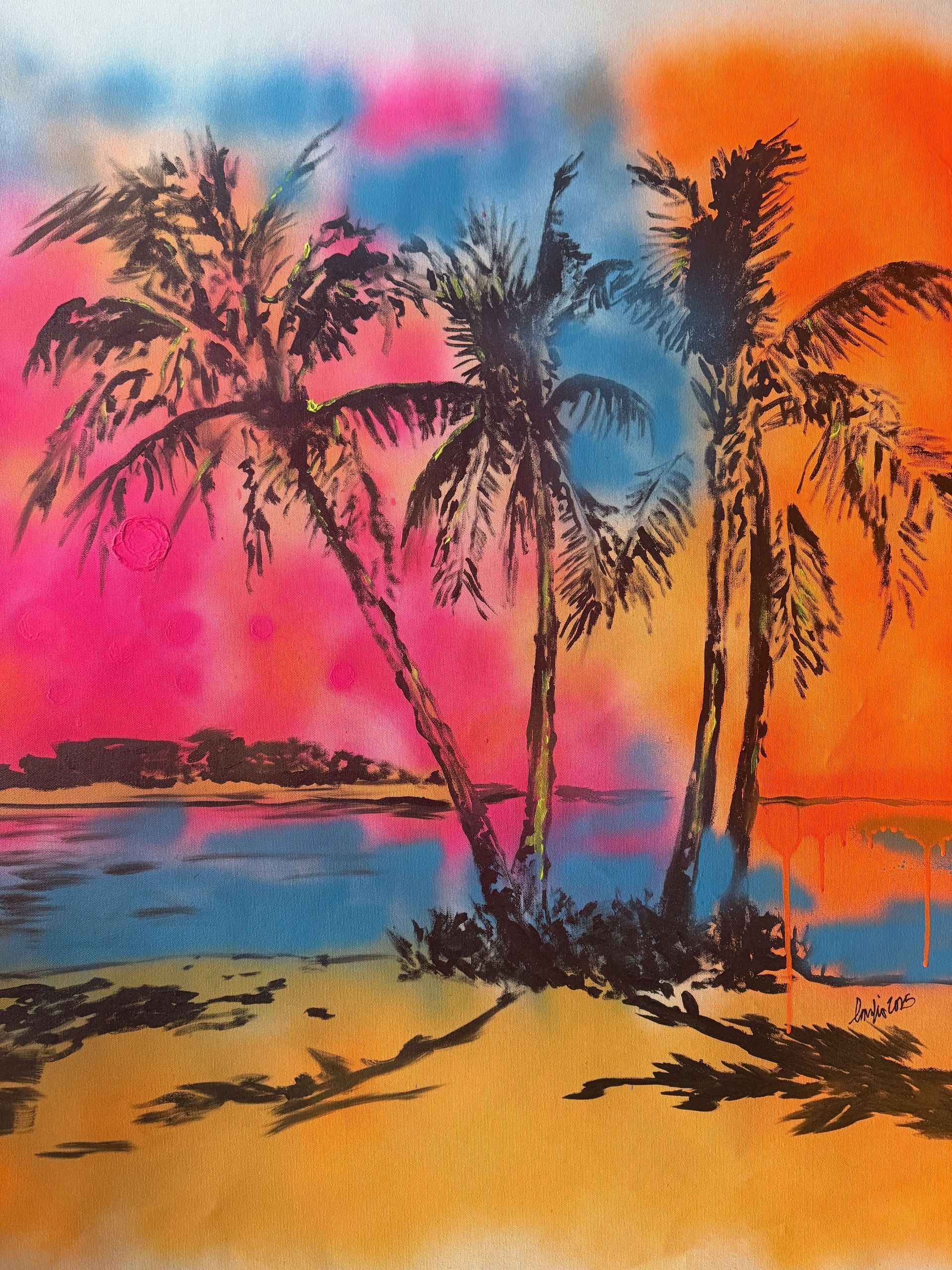 painting by landis white