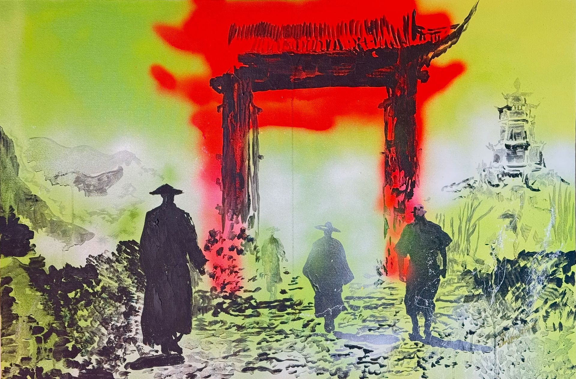 painting by landis white