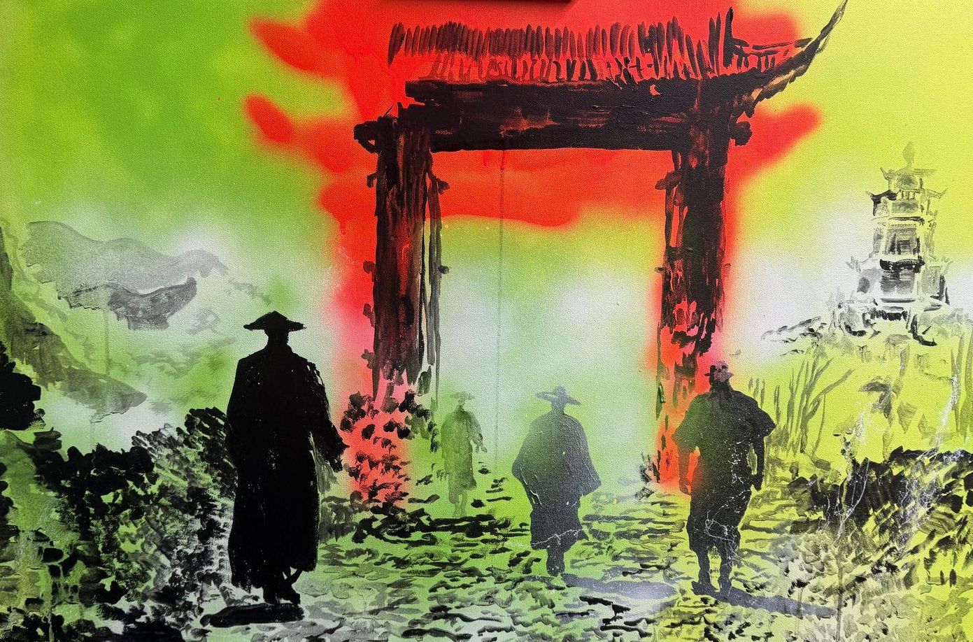 painting by landis white