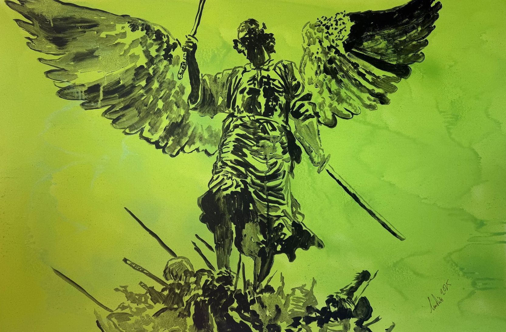 painting by landis white