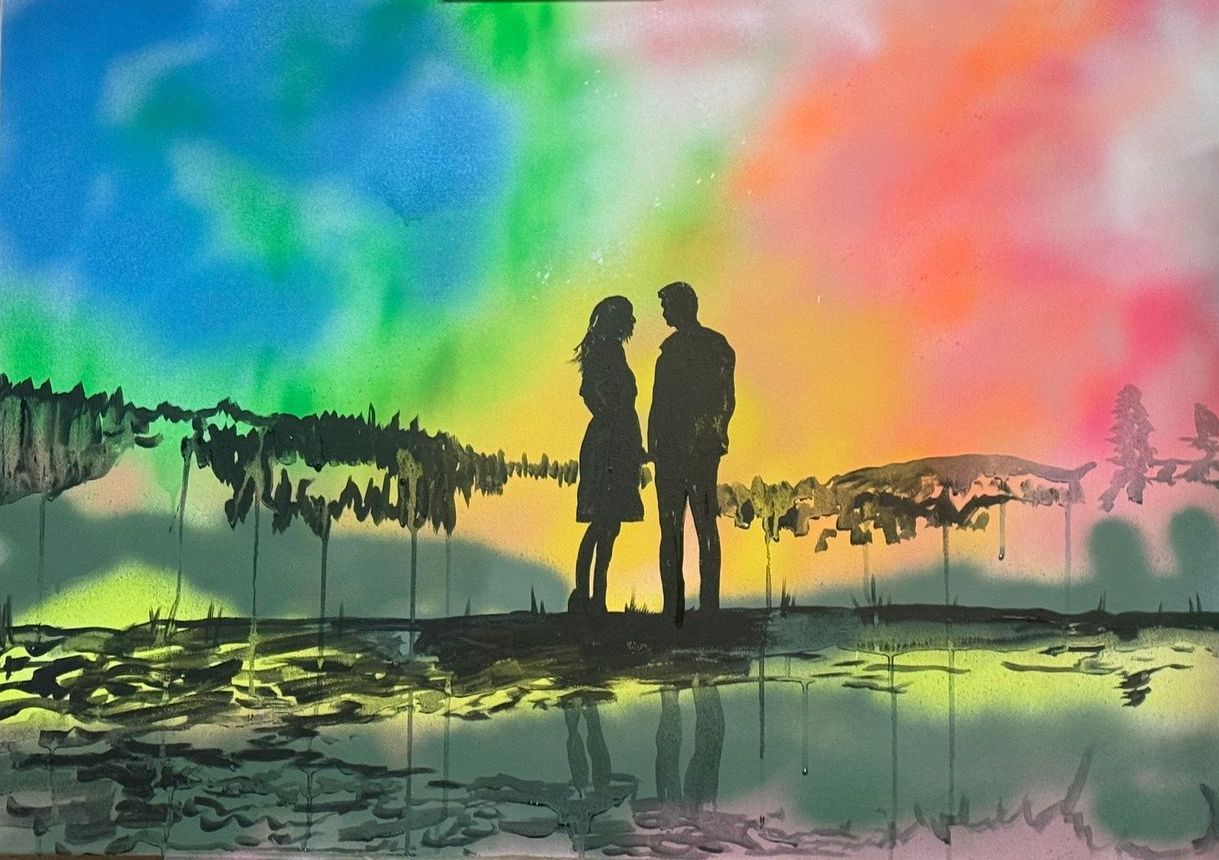 painting by landis white