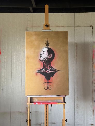 painting by landis white