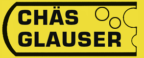 Ein gelbes Schild mit der Aufschrift „Chas Glauser“