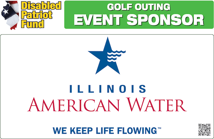 A golf outing event sponsor for illinois american water