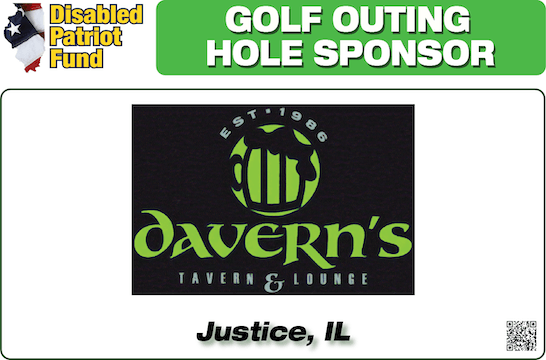 A sign for davern 's tavern and lounge in justice il