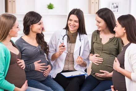 A group of women that go to an Ob Gyn doctor in Richmond, VA