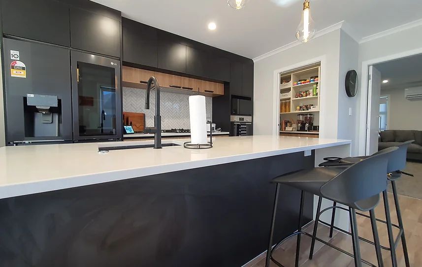 Modern Handle-less Type | Upper Hutt, NZ | Hui Kitchens