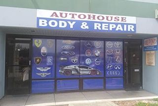 Auto Repair — Entrance of Autohouse Body & Repair in Hayward, CA