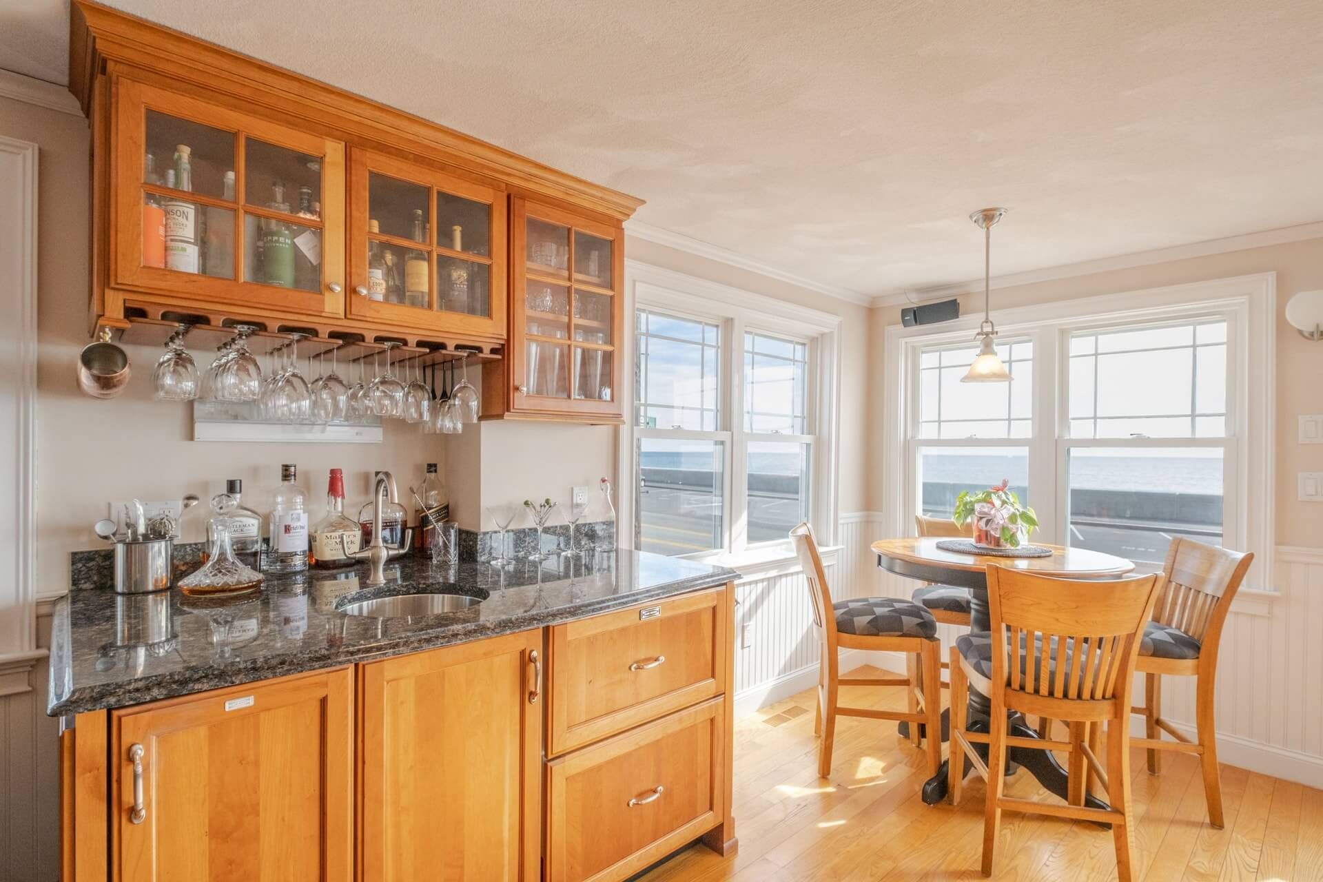 Airbnb kitchen cleaned for guests