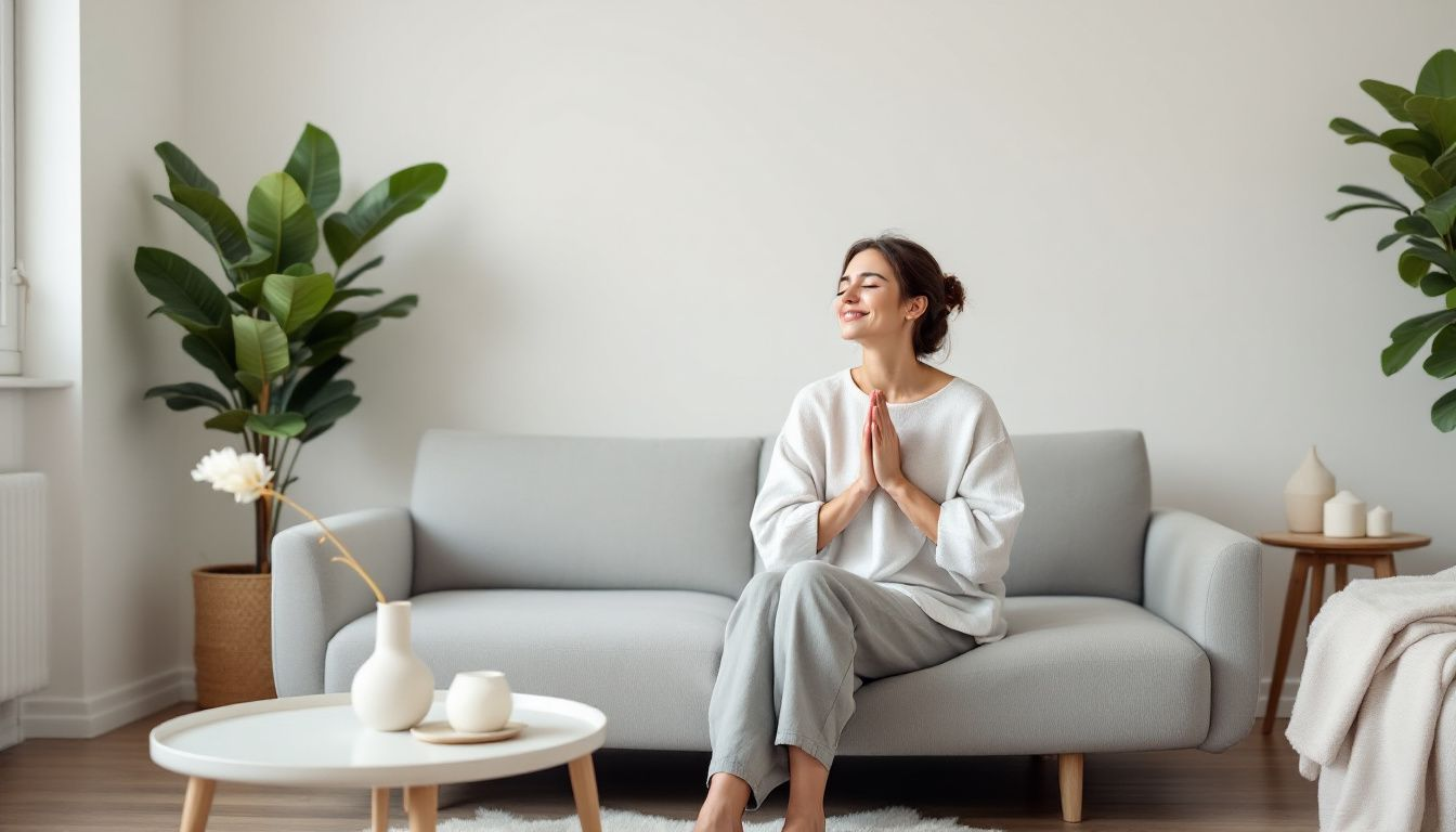 A person enjoying a clean home, highlighting the benefits of regular cleaning.