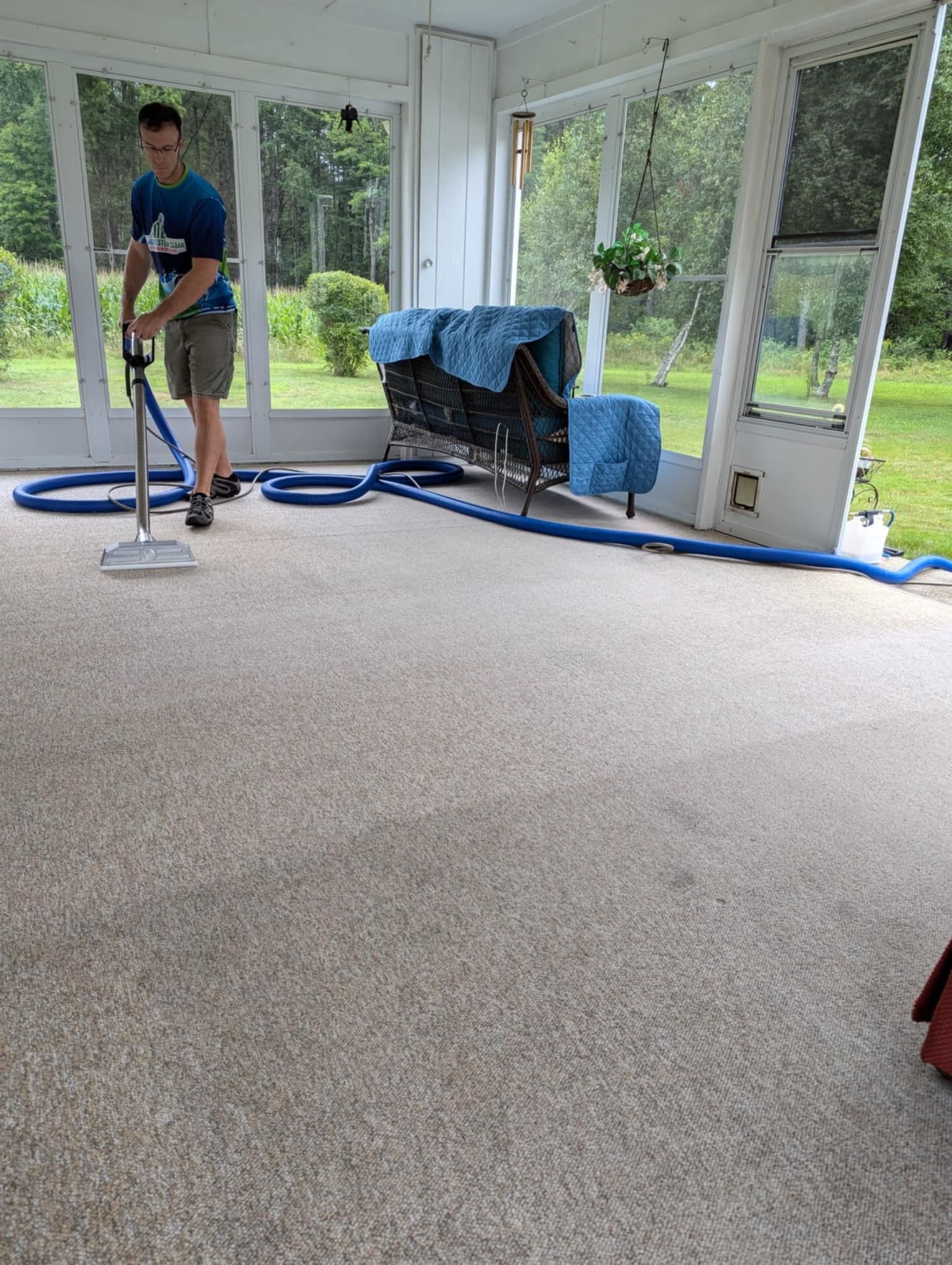 carpet deodorizing carpet cleaning services from Flanders Cleaning Services