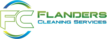 a logo for flanders cleaning services is shown