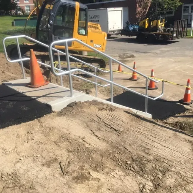 A yellow truck with the word clark on it
