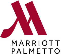 A logo for the Palmetto Marriott Resort and Spa
