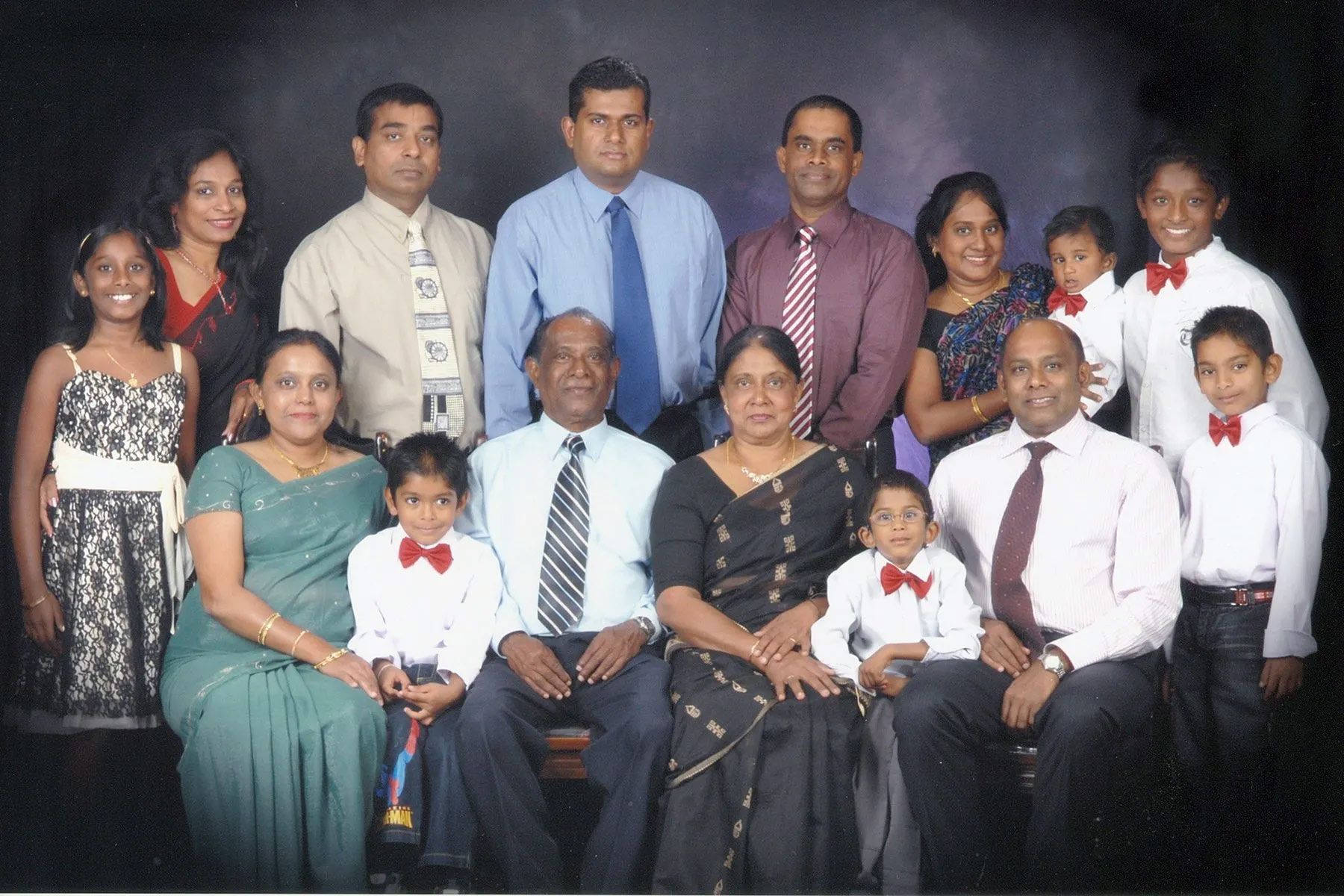 Diverse Family Photo