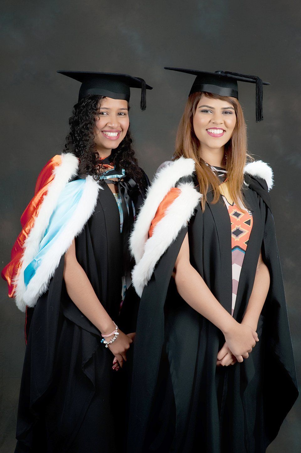 A Student in a Blue Blazer Poses with a Violin