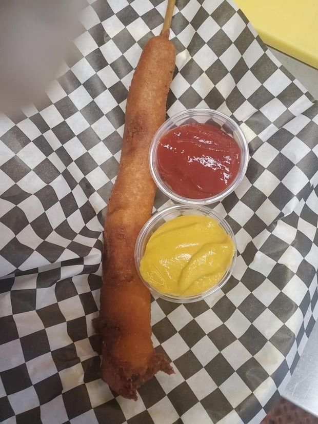 Sweet And Spicy Corn Dog — Madera, CA — Slim Dilly Dogs