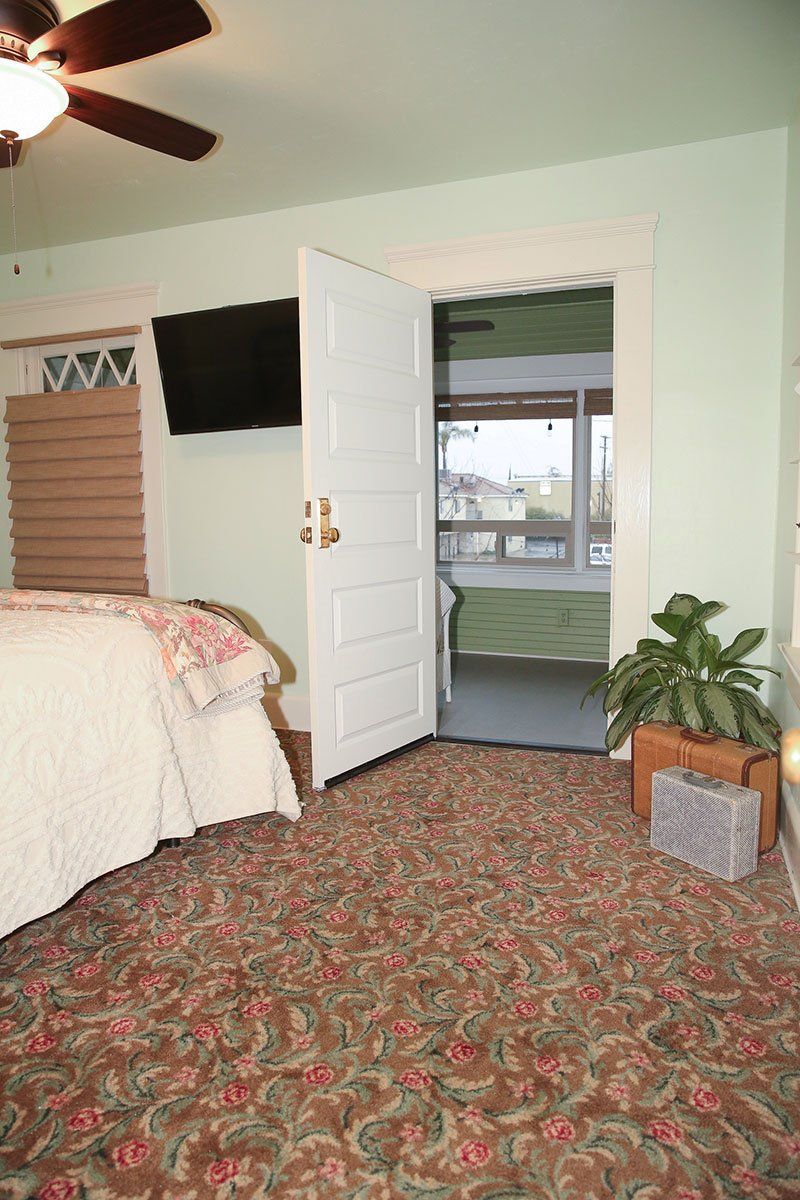 Swirly Rose Floral Carpet, Exeter CA