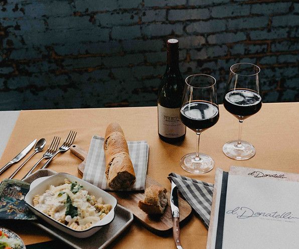 Italian restaurant next door to Loom Room hotel