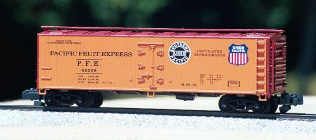 CMP, Crown Model Products, S Scale Western Pacific Ice Service high quality Reefer 7064 Train