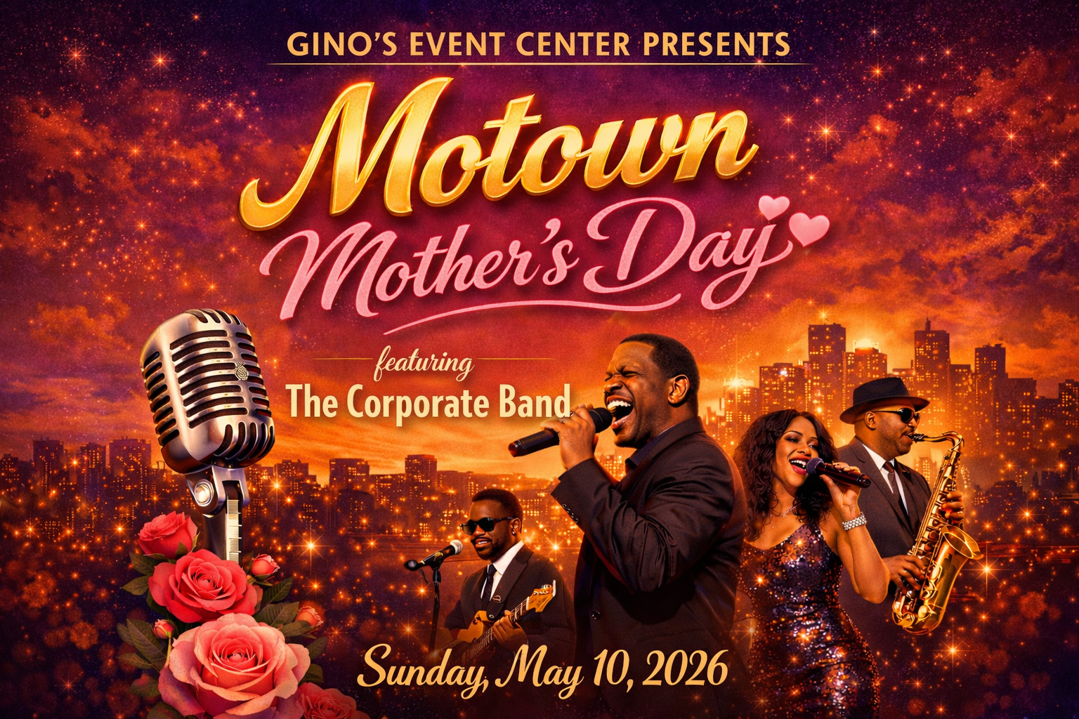 Motown Mother's Day Gino's Event Center