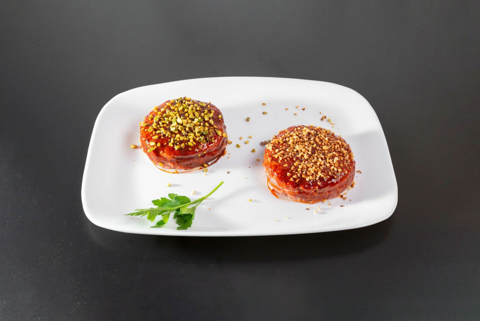 hamburger al pistacchio