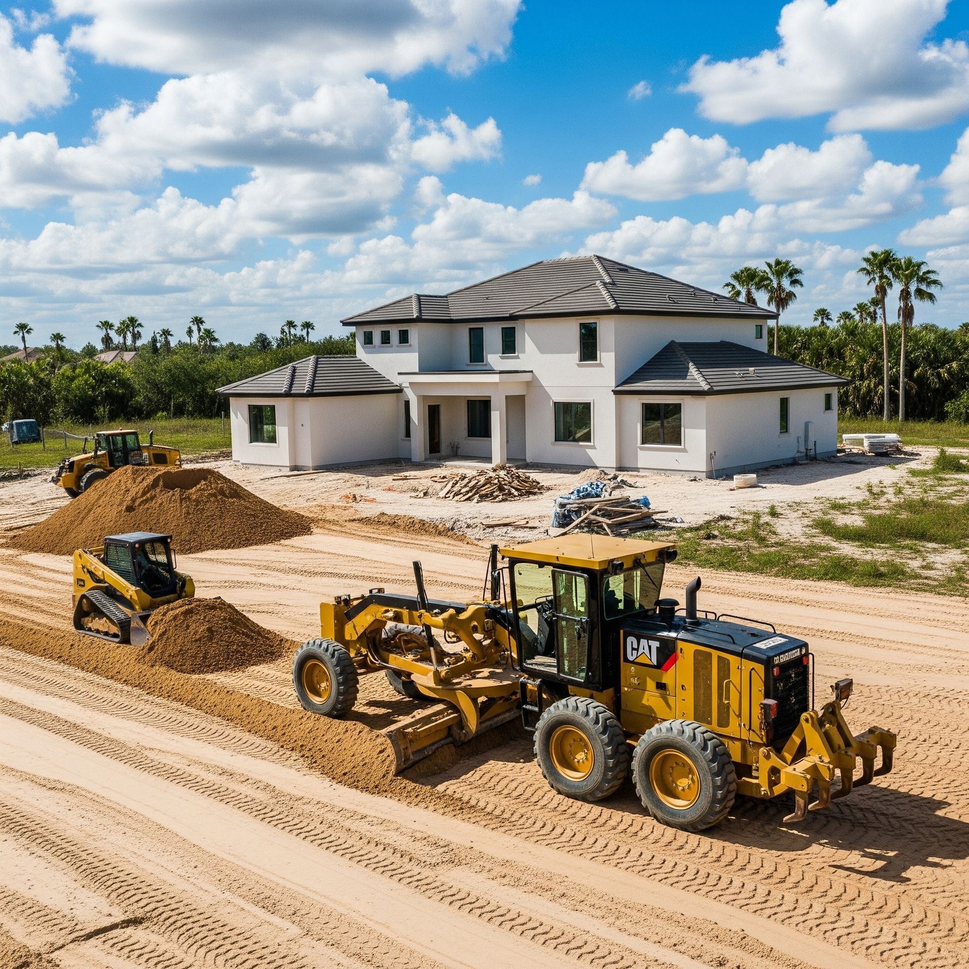 Property grading Crestview services to prevent drainage problems and protect your home’s foundation