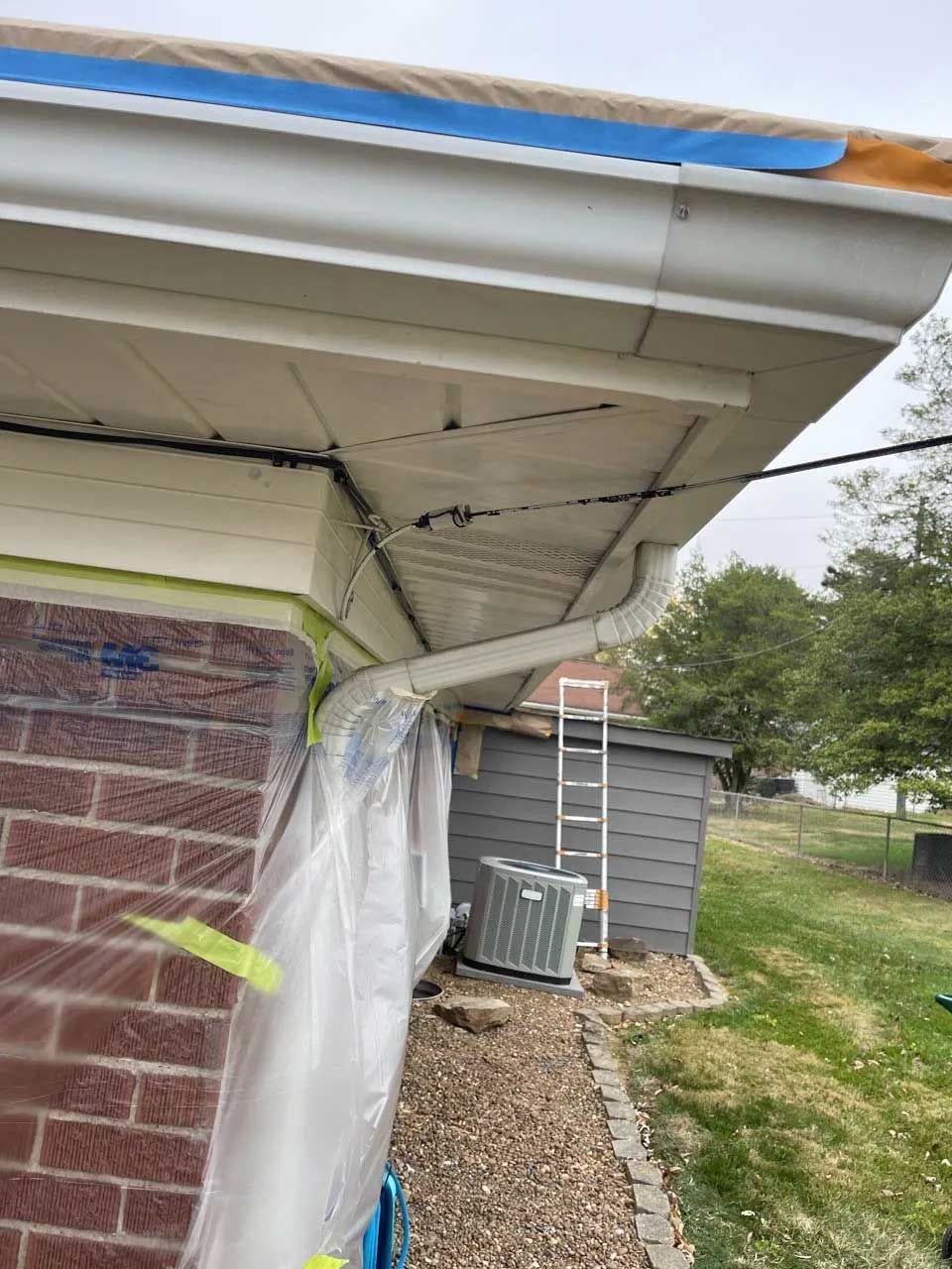 After Fascia Paint Job – Evansville, IN – Jay's Painting Company LLC
