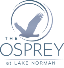 A logo for the osprey at lake norman