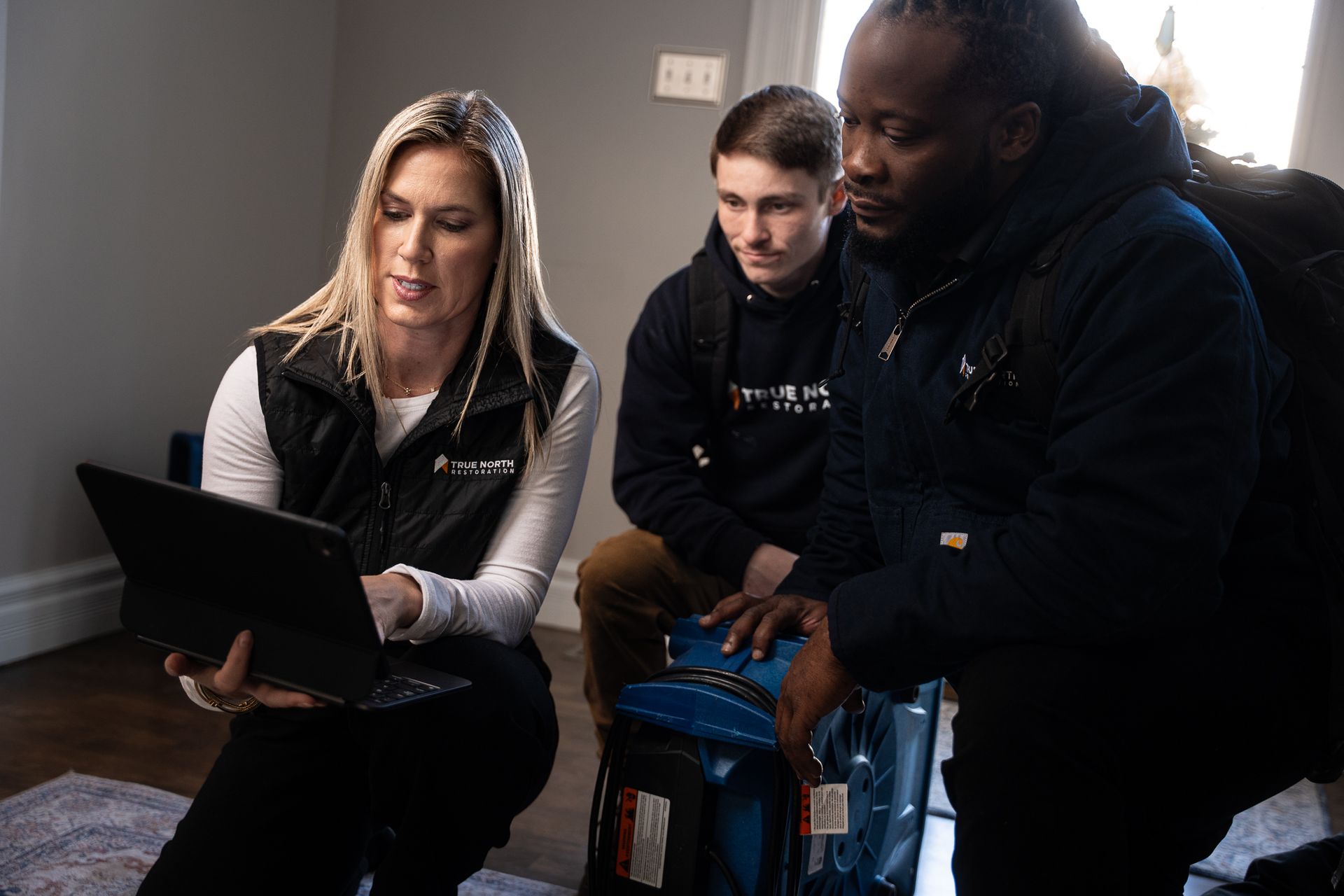 The True North team is actively engaged in asbestos removal in Chesterfield.