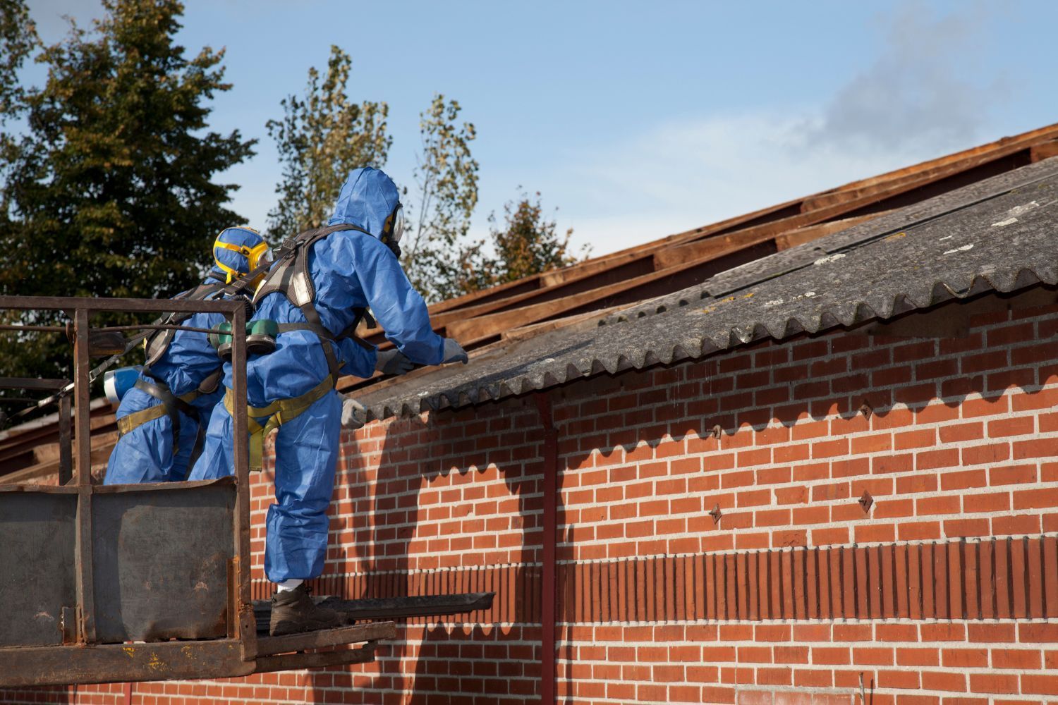 The True North team is actively engaged in asbestos removal in Chesterfield.
